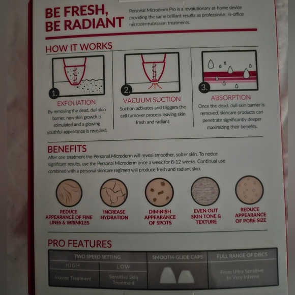 NIB PMD Personal Microderm Pro Clinical-Grafe Skin Exfoliater - Picture 6 of 8